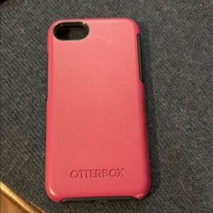 OtterBox Pink iPhone Case with Geometric Design